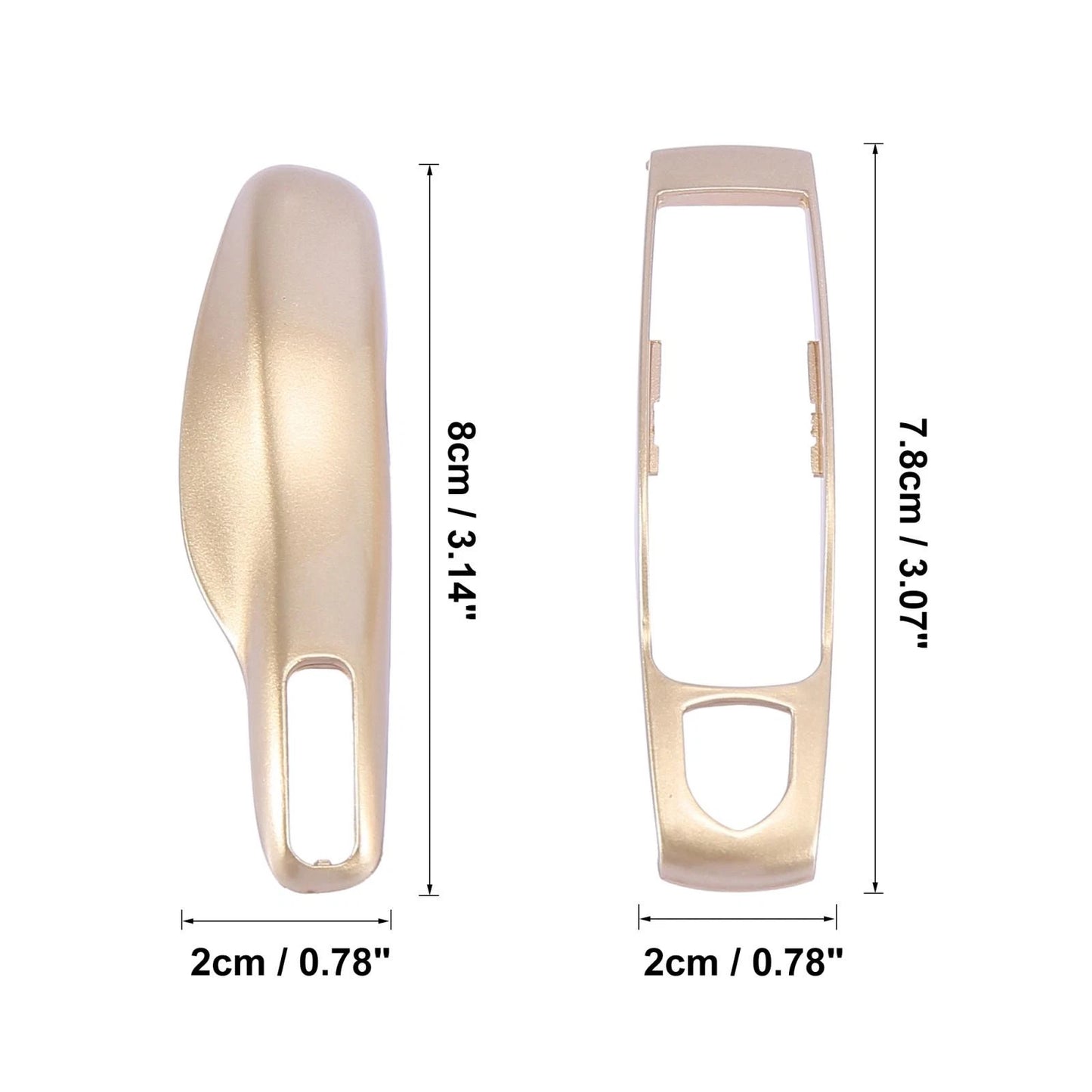 1 Set Gold Car Remote Key Cover Fob Case for Porsche Cayenne Panamera