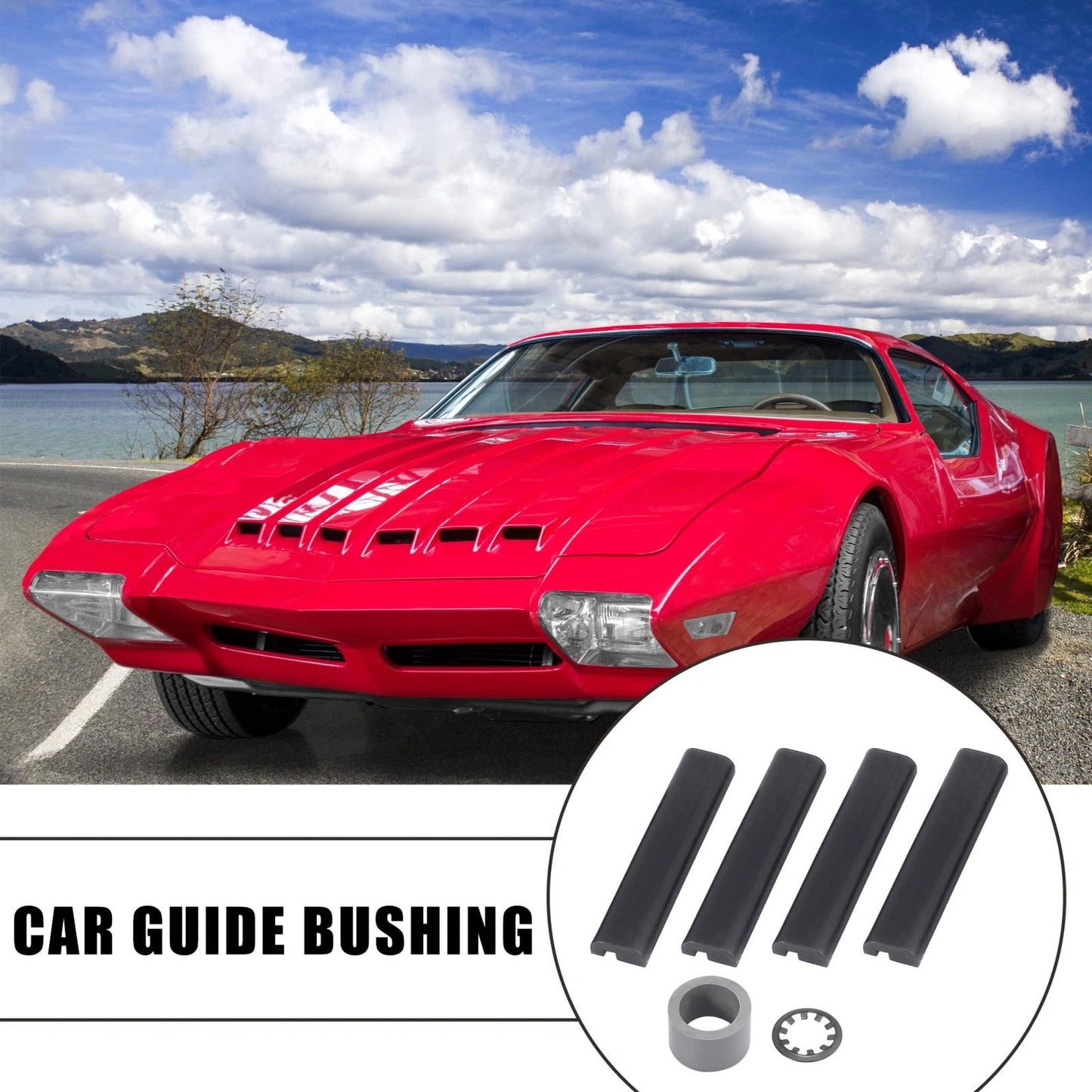 Rear Hatch Motor Guide Bushing Kit for Chevrolet Camaro / Pontiac Firebird