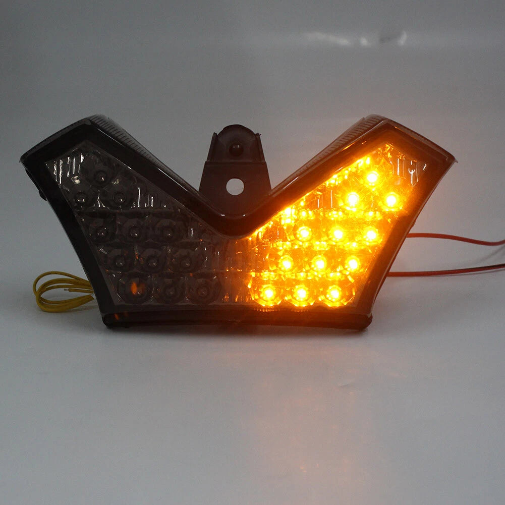 LED Turn Signal Tail Light for Kawasaki Ninja ZX14 ZX-14 ZX14R ABS Smoke