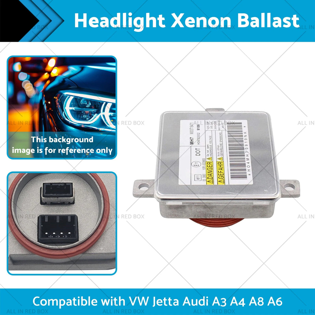 Xenon Headlight Ballast for VW Jetta Audi A3 A4 A6 A8 (2009-2014)