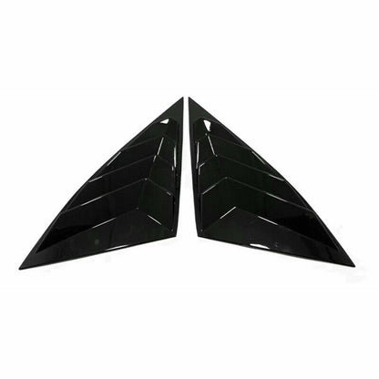 Side Window Louver Shutter Cover Trim Black 2 x for Hyundai Tucson (2022–2022)