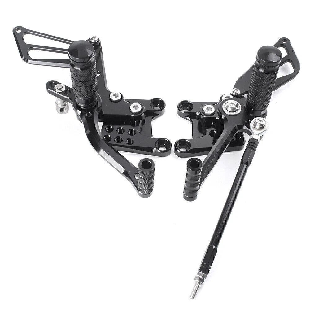 Rearsets Foot Pegs for Suzuki GSXR1000 (2000-2004), GSXR600/750 (1996-2005) Black