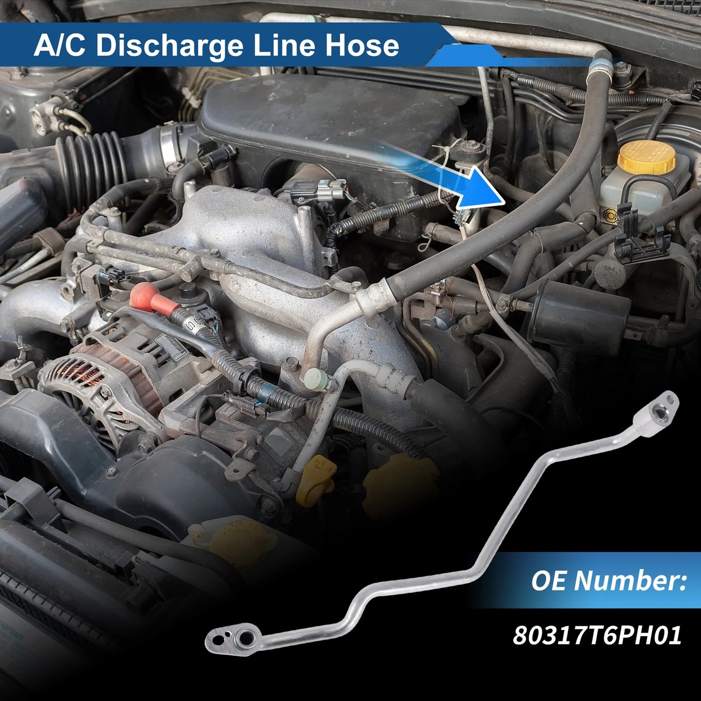 A/C Refrigerant Liquid Hose for Honda Ridgeline (2017-2019)