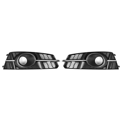 Fog Light Grille for Audi A6 S6 C7 2016-2018 ()