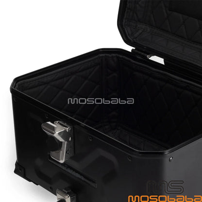 Aluminum Side & Top Case Set w/Bracket for Harley Softail Street Bob (18-20)
