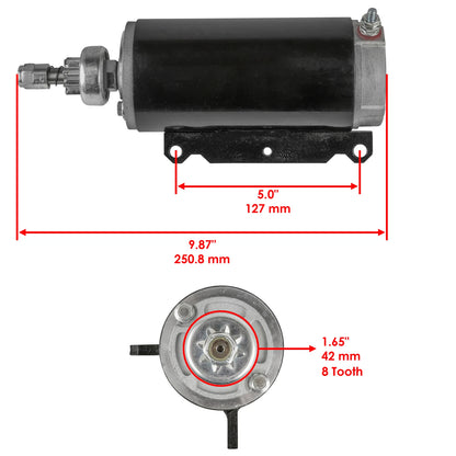 Starter for OMC Outboard 585062/395207/586288 (40-60HP)