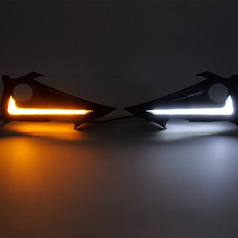 DRL Fog Lamps Daytime Running Lights 2x for Toyota Corolla Hatchback (2019–2022)
