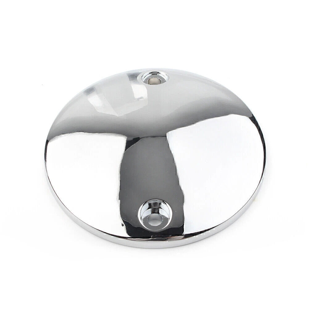 Chrome Ignition Timing Points Cover  Hole for Harley Big Twin (70-99)