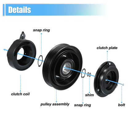 AC Compressor Clutch Set for Dodge Ram 1500 (2004-2007)