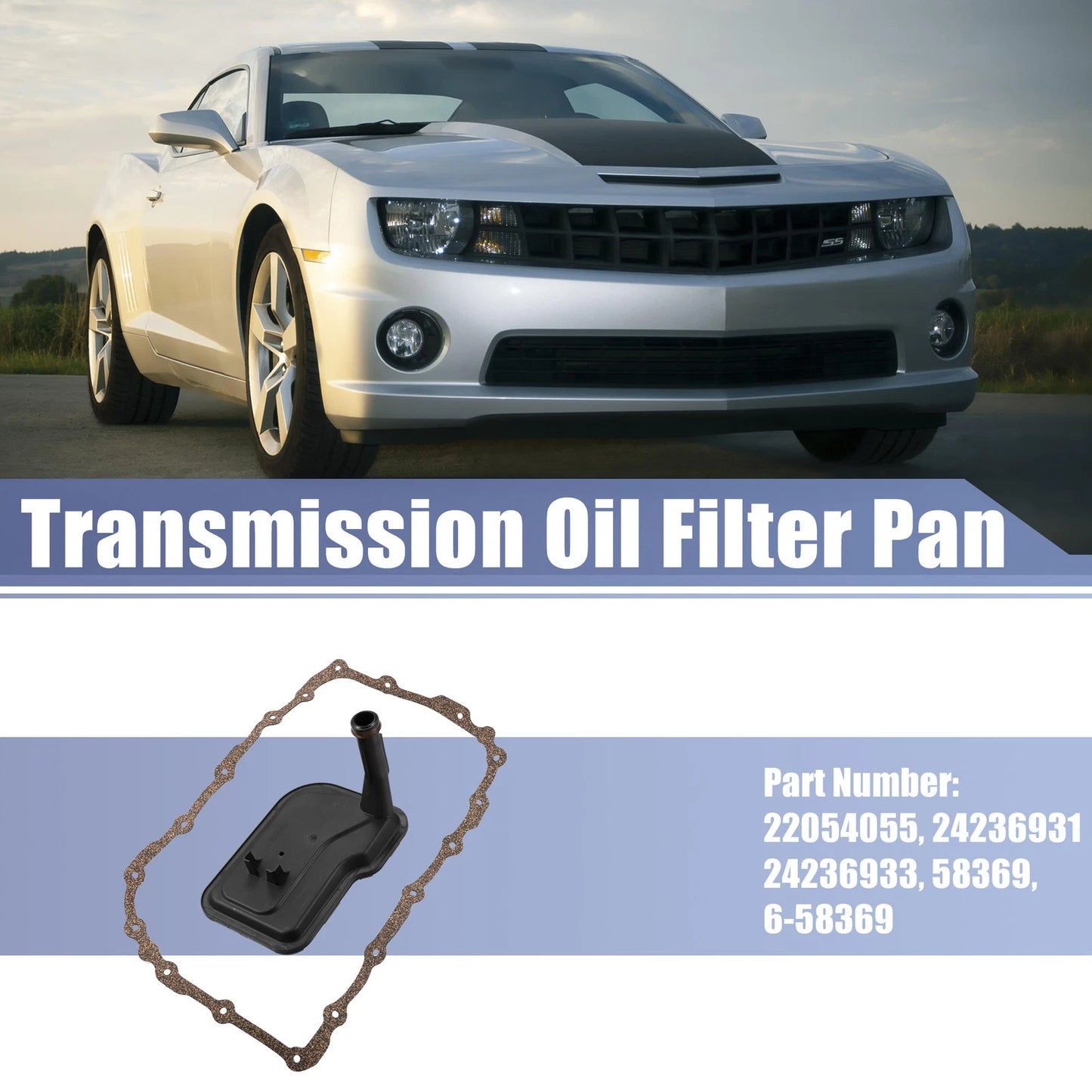 Transmission Filter Oil Pan Gasket for Chevrolet (2010-2015)