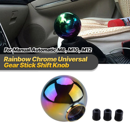 Gear Shift Knob Shifter Lever M8 M10 M12 for Universal Cars