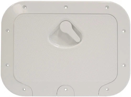 Caravan RV Access Hatch Recessed Handle White Nuova Rade 375x275mm