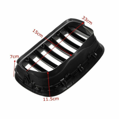 Matte Black Front Grille Kidney Cover for BMW E70 X5 E71 X6 (2007-2013)