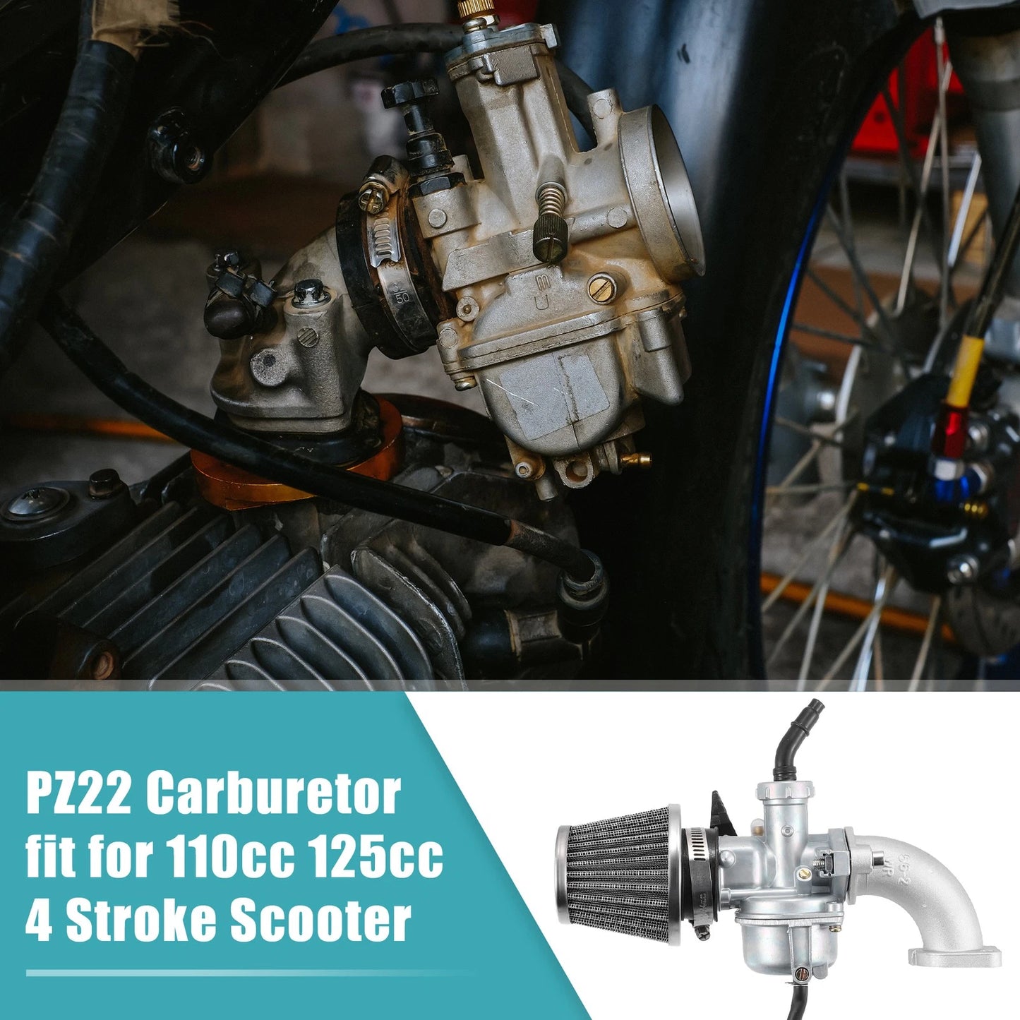 Carburetor 22mm for ATV Quad Dirt Bike Scooter