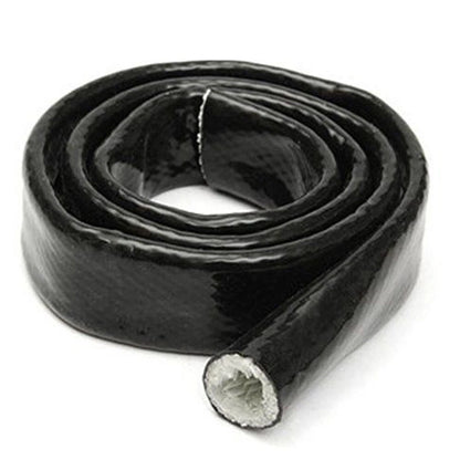 Black Anti-Flame Sleeve Heat Shield Hose ID-10MM for 6AN Oil Fuel Lines