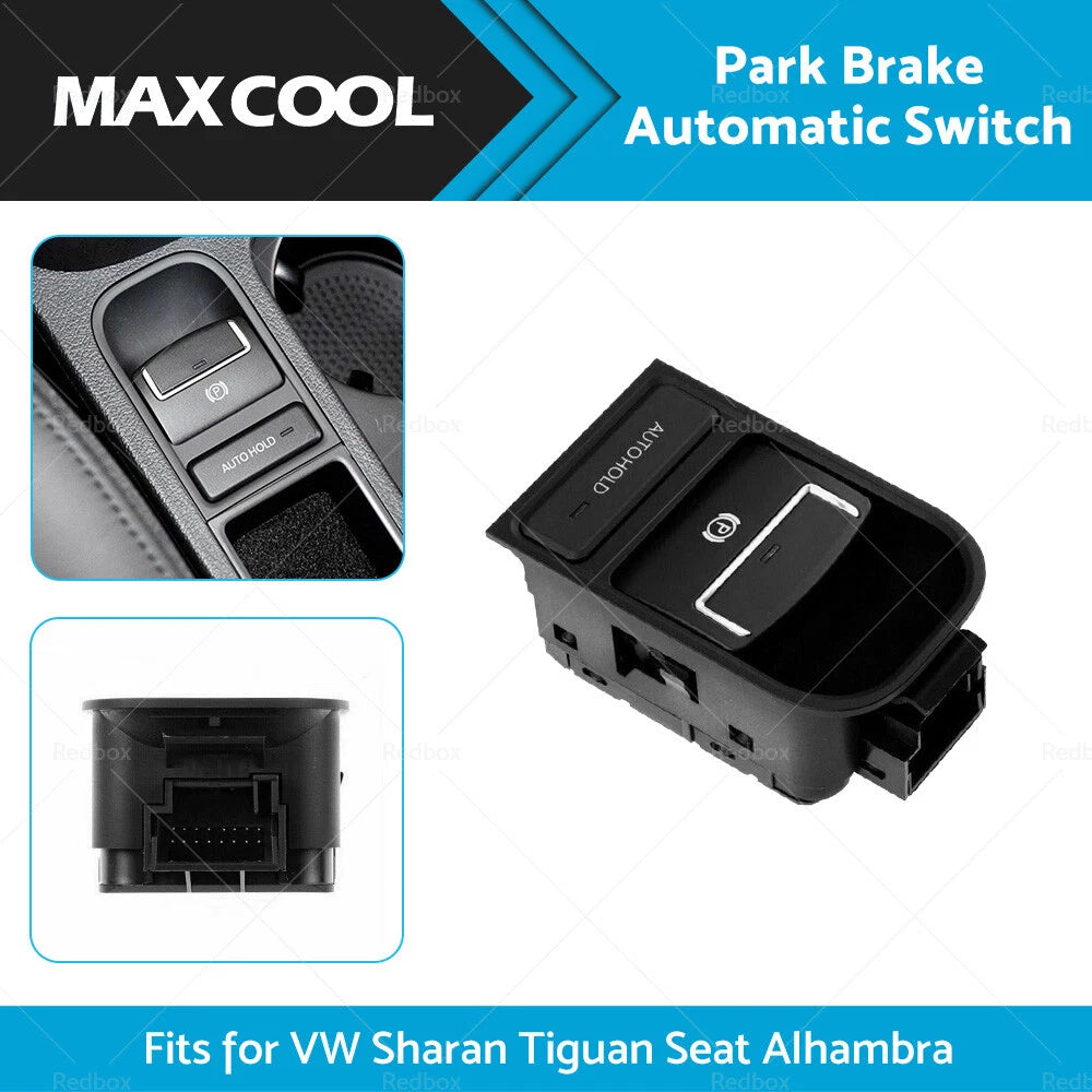 Electronic Parking Brake Switch Button for VW Tiguan, Sharan, Seat (2016-2023)
