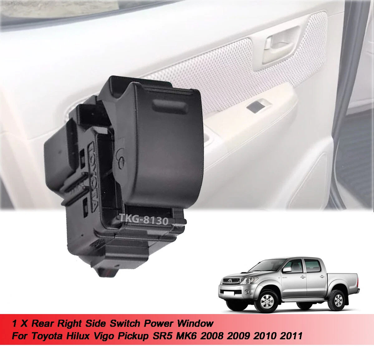 Power Window Switch for Toyota Hilux Vigo (2008-2011)