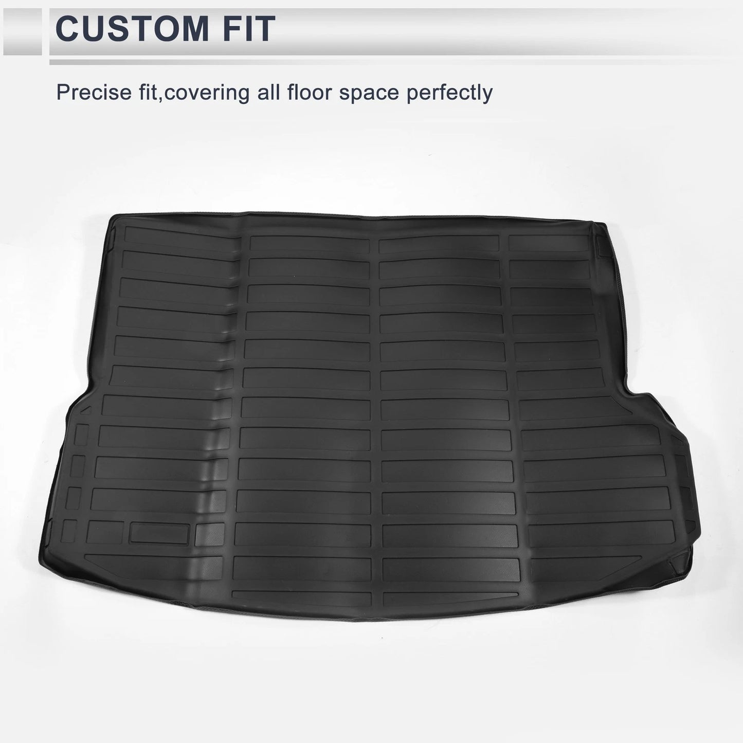 Cargo Liner Rear Trunk Mat for Kia Seltos SX/SX Turbo (2021-2025) Black TPE