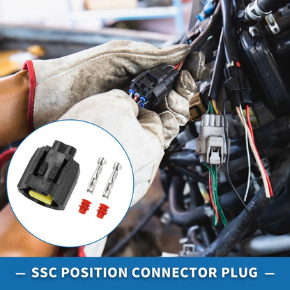 2 x Pin SSC Position Connector Plug Female Wire Terminal for Toyota Lexus