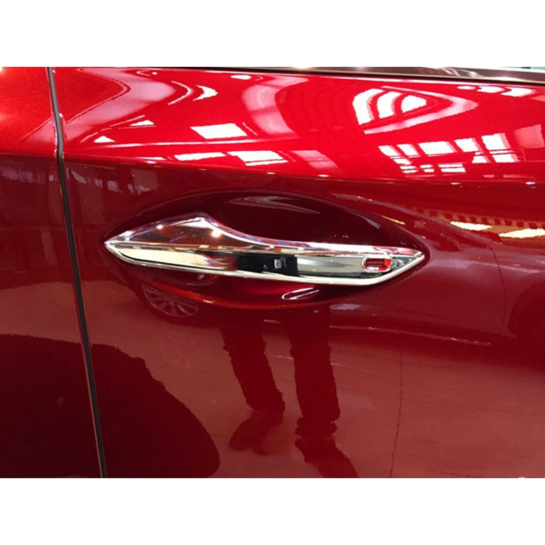 Door Handle Covers w/Smart Keyhole for Lexus NX200t NX300 NX300h (15-21)