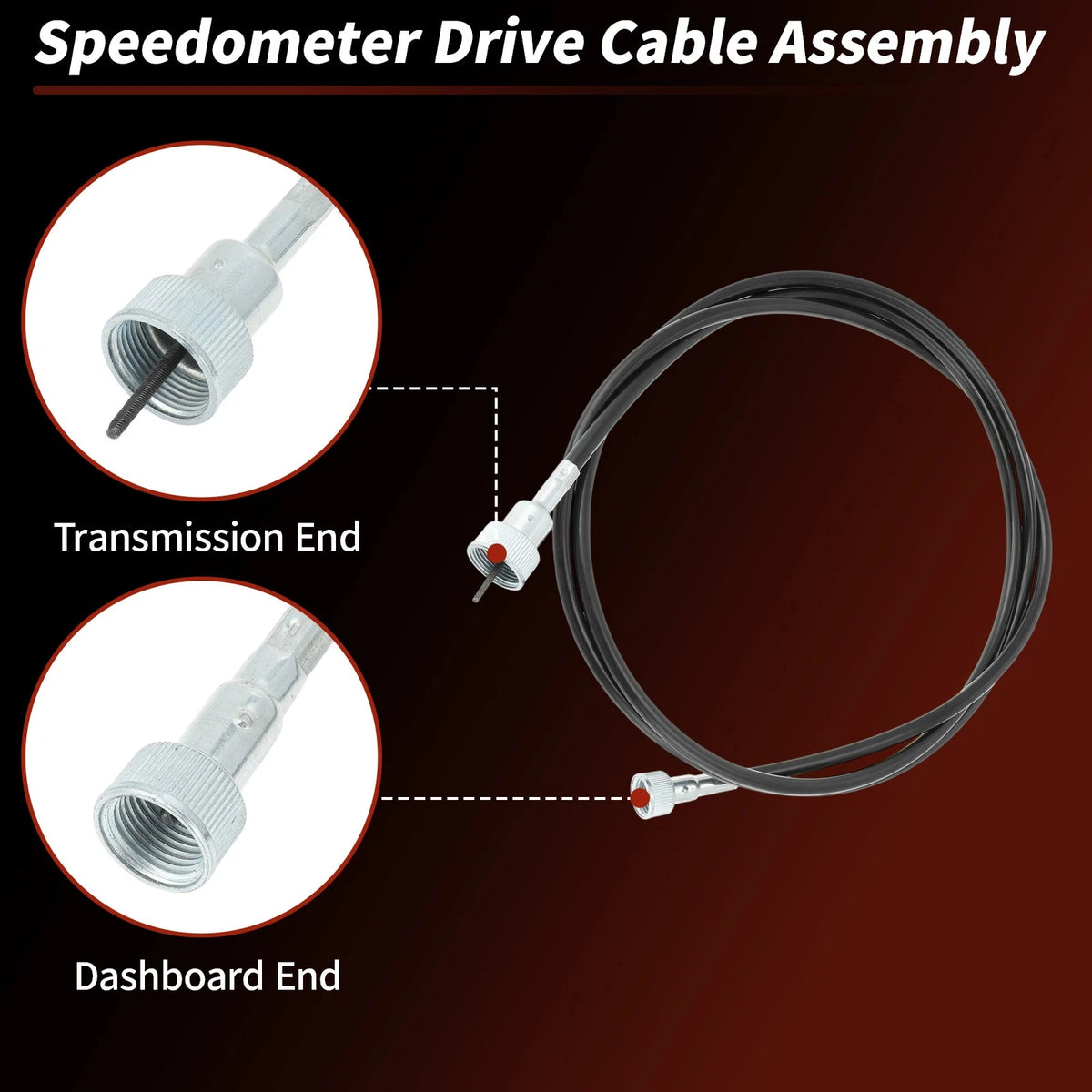 Speedometer Cable for GMC G15 G25 G35 C3500 Jimmy K15 K25