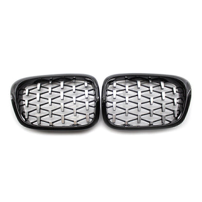 Honeycombe Mesh Front Bumper Grille for BMW E39 5-Series (1999-2003)
