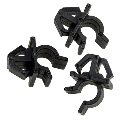 3 x Black Bonnet Support Holder Clips for Suzuki