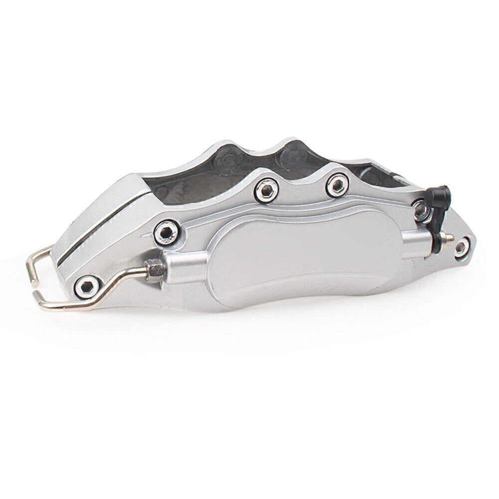 3D Style Car Disc Brake Caliper Covers for Universal Silver (M)