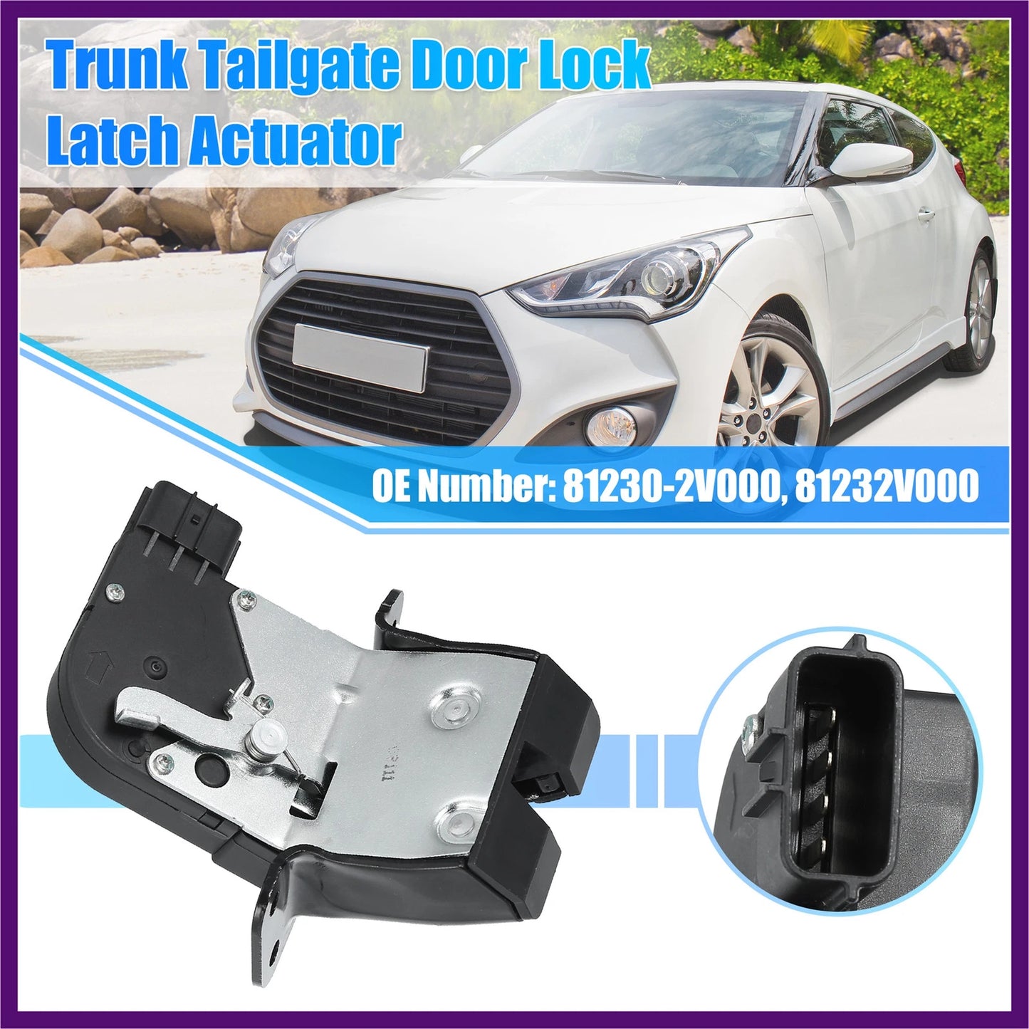Trunk Latch Lock Actuator for Hyundai Veloster 2012-2017 Tailgate