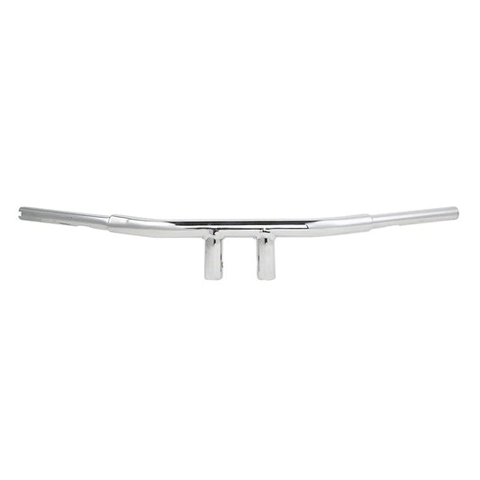 1 1/4" Fat Chrome 4" Rise T-Bar Handlebar for Harley Sportster Dyna (2004-2023)