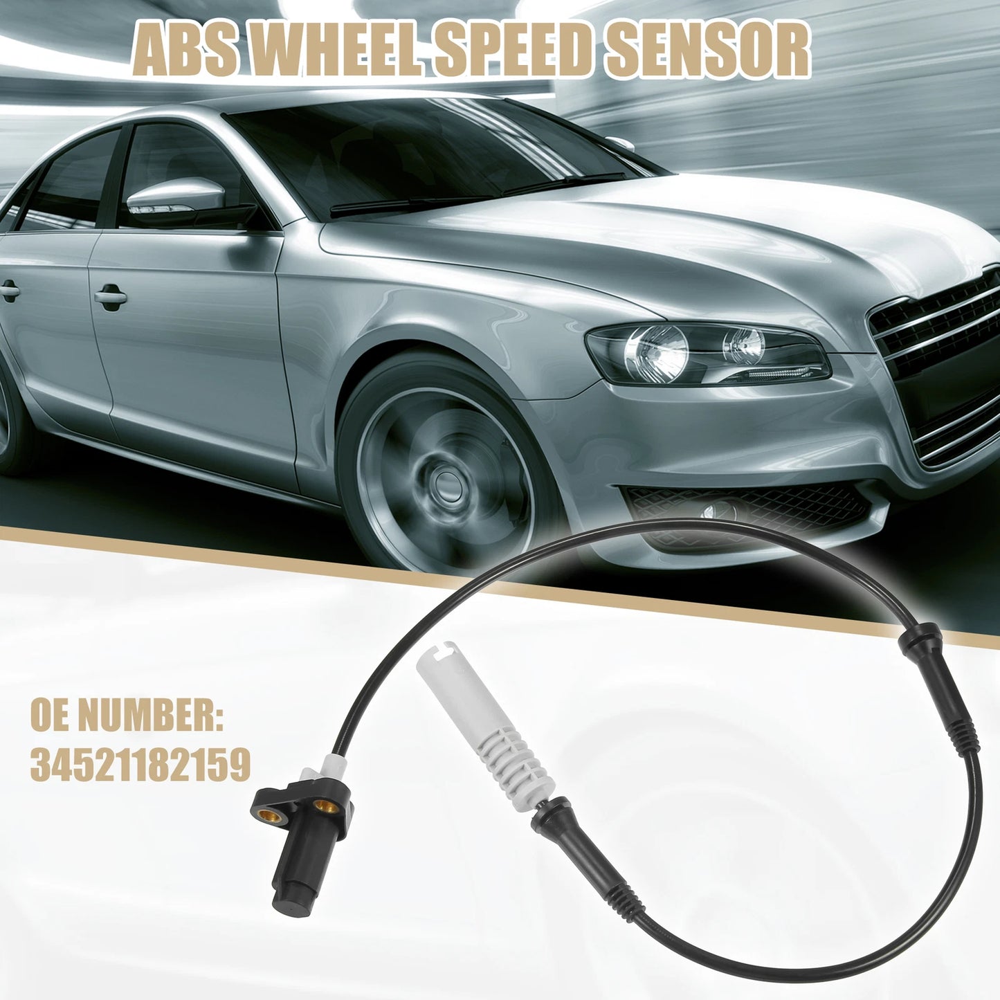 ABS Wheel Speed Sensor Front Left/Right for BMW 520i 523i 528i (2000-2007)