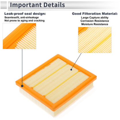 Car Engine Air Filter for Jeep Compass (2017-2022) - 1 x Quality Replacement