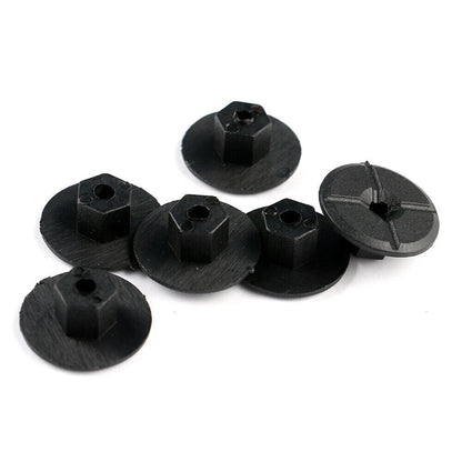 Pack of 10 Black Liner Plastic Nuts for Mercedes W201 (1982–1993)