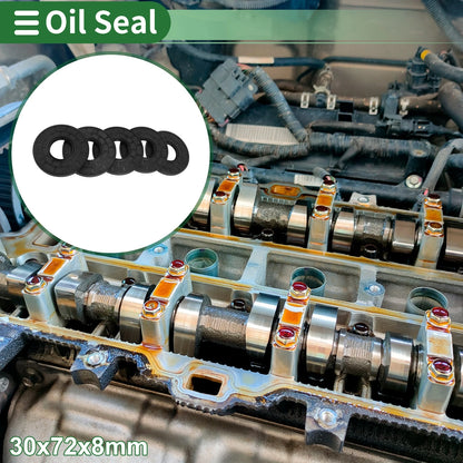 Oil Seal / 30x72x8mm / Rotary Shaft Seal NBR Rubber for Make Model