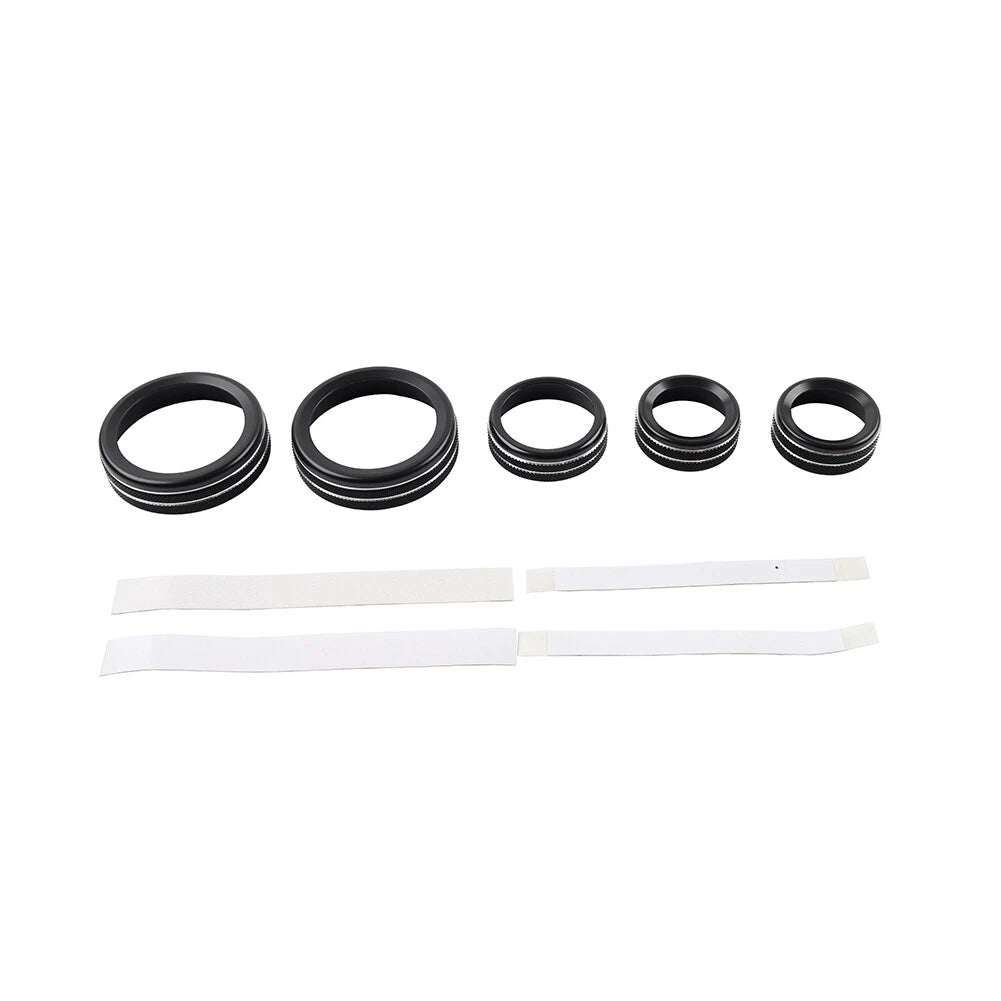 AC Headlight Switch Knob Ring for Ford Maverick (2022-2023) Black