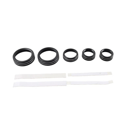 AC Headlight Switch Knob Ring for Ford Maverick (2022-2023) Black