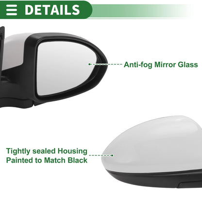 3 x Pins Right Side Door Mirror for Chevrolet Cruze (2011-2015)