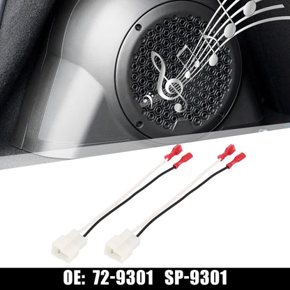 2 x Speaker Connector Harness Adapter for Toyota Pickup (1984–1988)