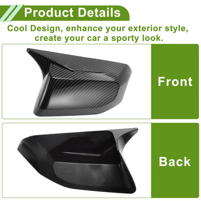 1 Pair Mirror Cover Cap Replacement Black for Chevrolet Colorado (2023-2025)