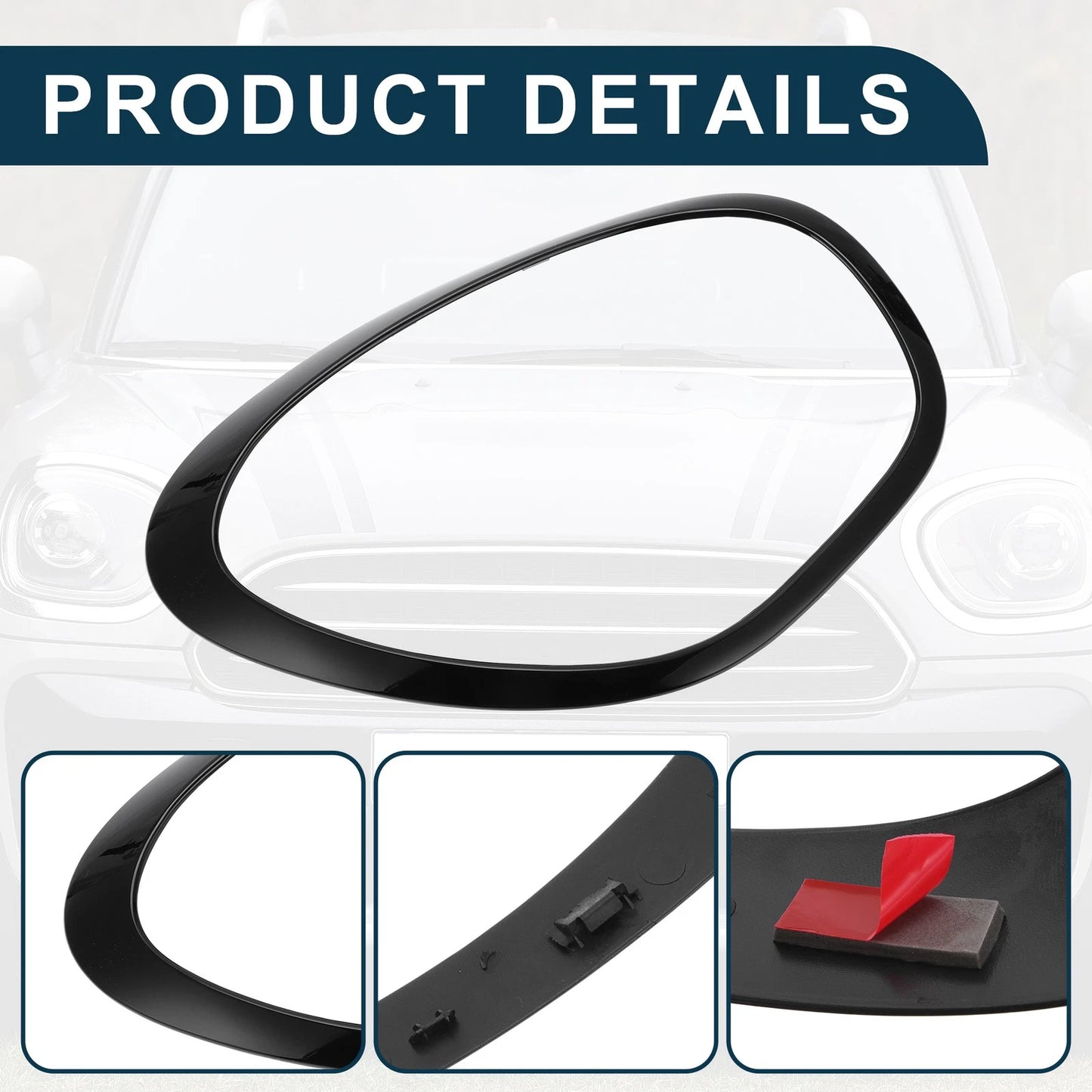 Front Headlight Trim Bezel for Mini Cooper Countryman (2011-2016)