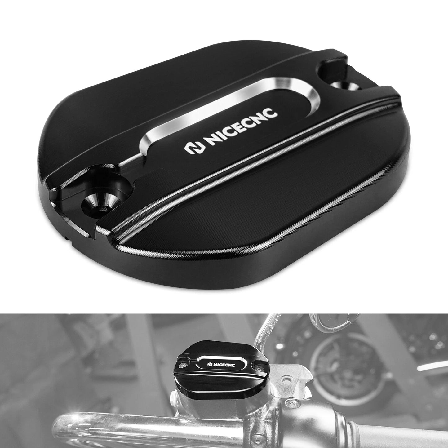 Front Brake Reservoir Master Cylinder Cover for Harley Iron 883 (2009-2023)