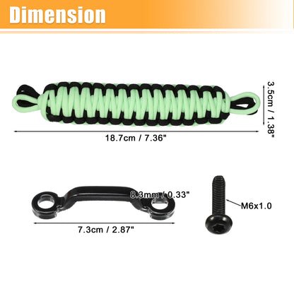 Door Limiting Straps Set for Jeep Wrangler JK (2011-2018) Black Light Green