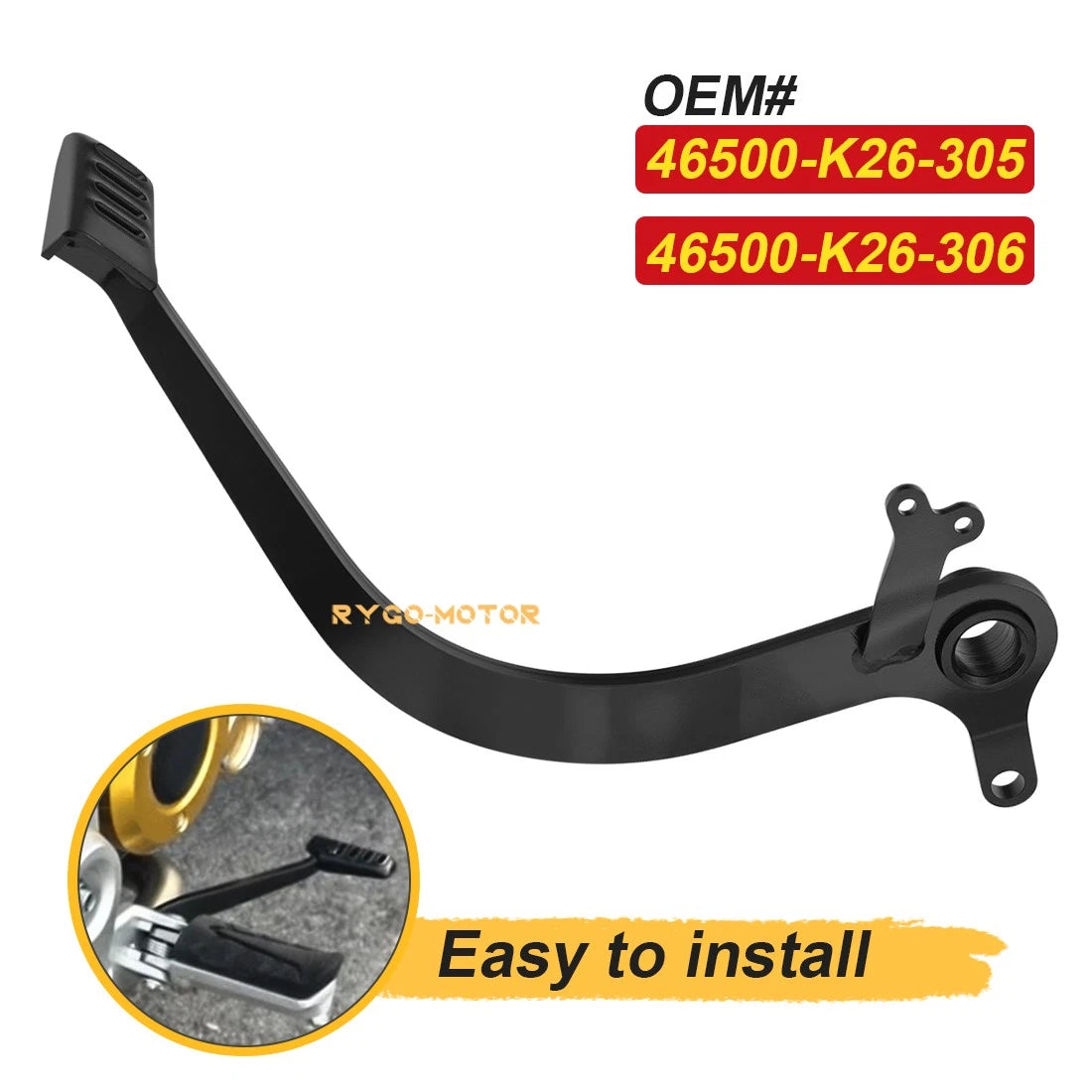 Rear Brake Foot Pedal for Honda Grom 125 (2014–2018)