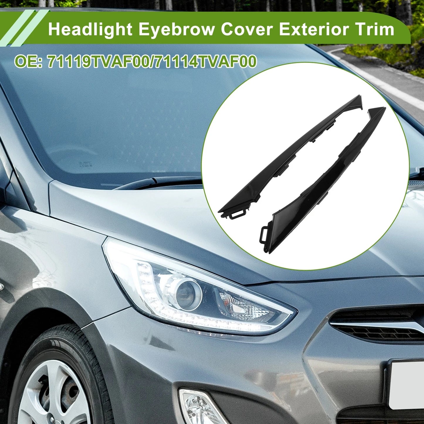 Headlight Eyebrow Cover for Honda Accord (2003-2007)