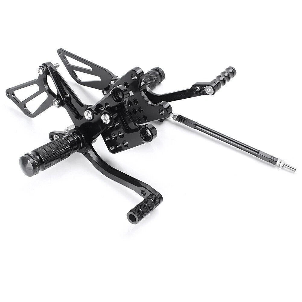 Rearsets Foot Pegs for Suzuki GSXR1000 GSXR600 GSXR750 (2000-2005) Black