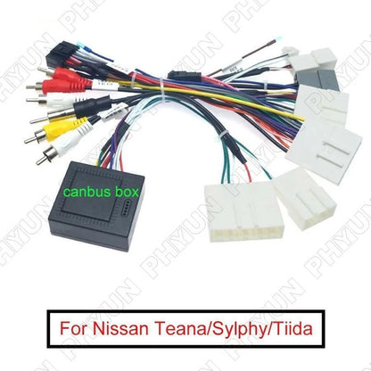 16-PIN Stereo Radio Power Cable Adapter Harness for Nissan