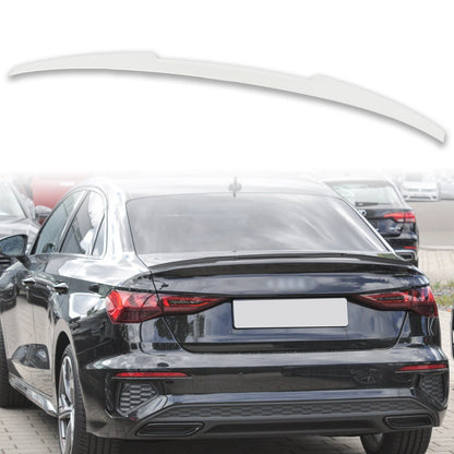 ABS Boot Spoiler for Audi A3 8Y Sedan (2020-2024) - Glacier White LS9R