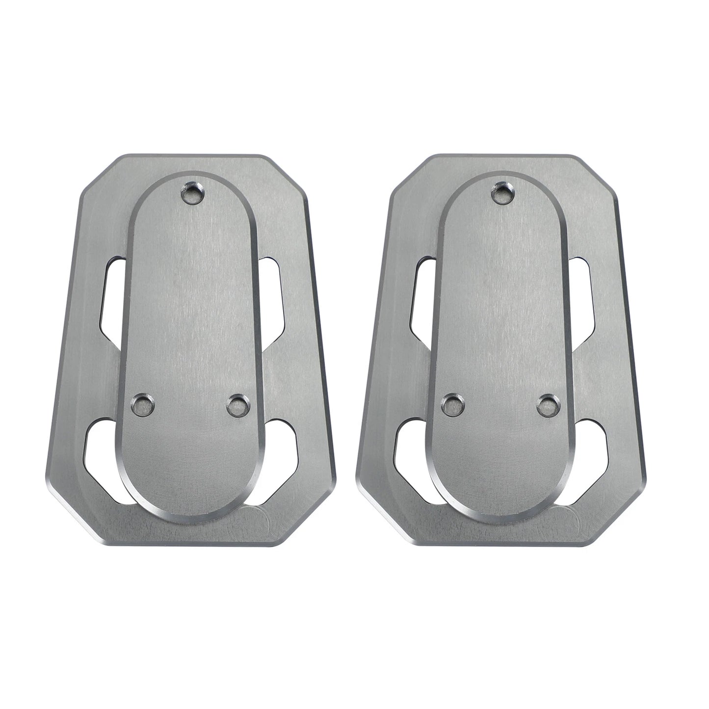 Enlarge Foot Pegs 2 x Silver for Triumph Scrambler Tiger (2017-2023)