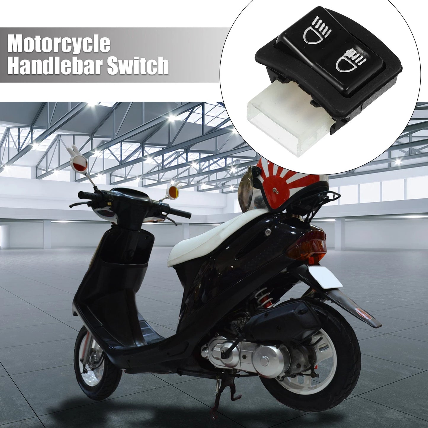 Handlebar Switches High and Low Beam Button for Honda DIO