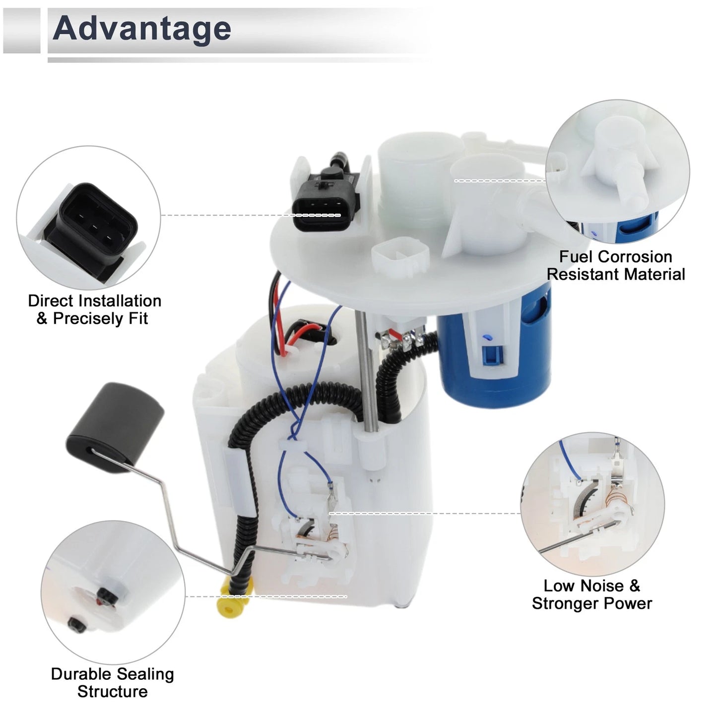 Fuel Pump Assembly for Hyundai Elantra Coupe, Elantra GT (2013)
